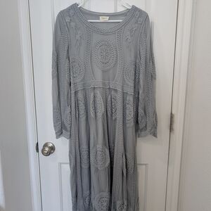 Orange Creek Gray Knit Top